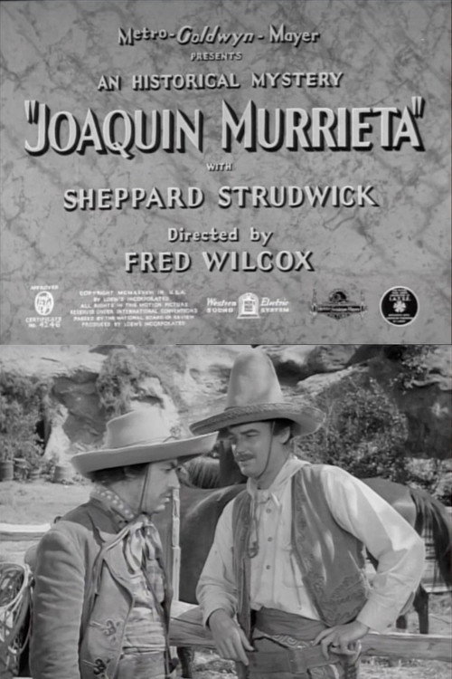 Movie poster for Joaquin Murrieta (1938)