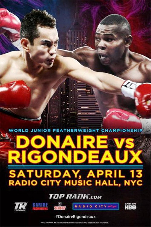 Movie poster for Nonito Donaire vs. Guillermo Rigondeaux (2013)
