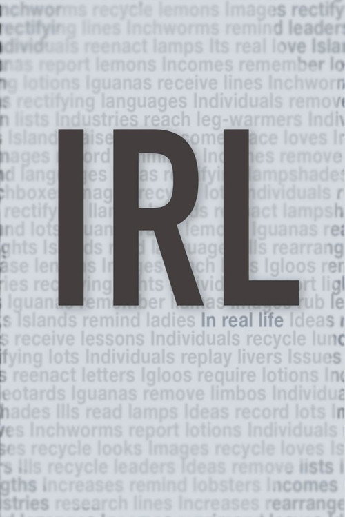 Movie poster for IRL (2019)