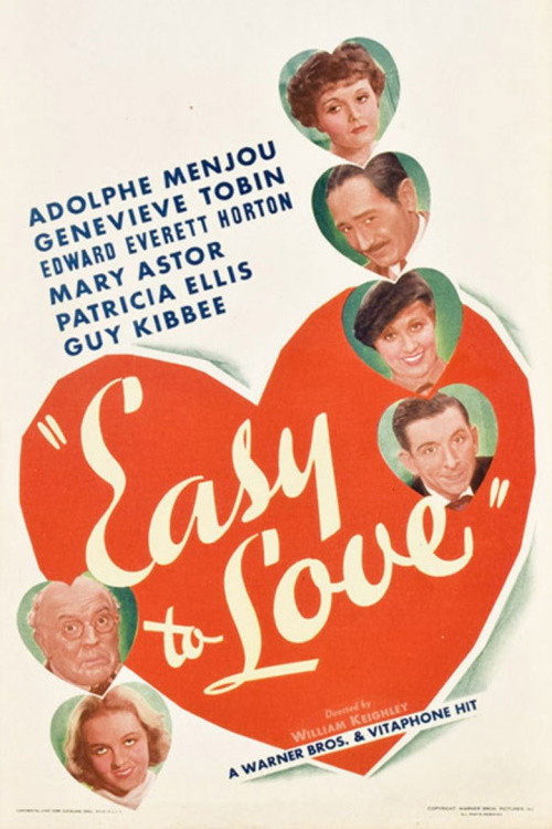 Movie poster for Easy to Love (1934)