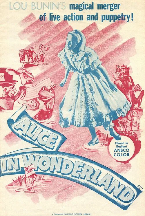 Movie poster for Alice in Wonderland (1949)