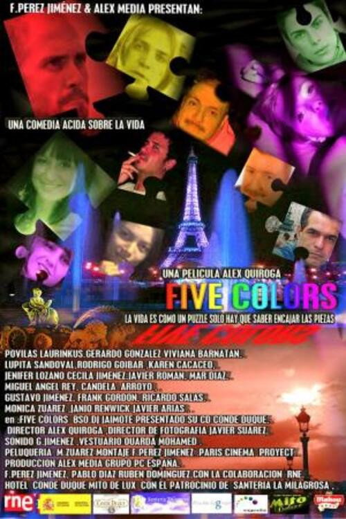 Movie poster for Five Colors (2011)