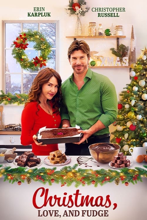 Movie poster for Christmas, Love and Fudge (2024)