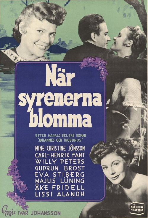 Movie poster for När syrenerna blomma (1952)