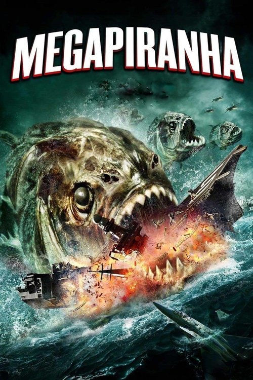 Movie poster for Mega Piranha (2010)