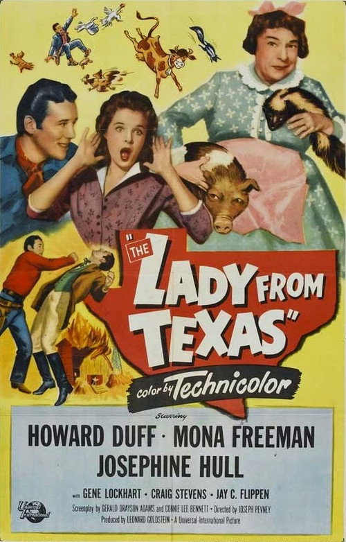 Movie poster for The Lady from Texas (1951)