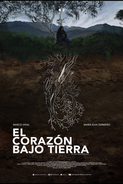 Movie poster for El corazón bajo tierra (2024)