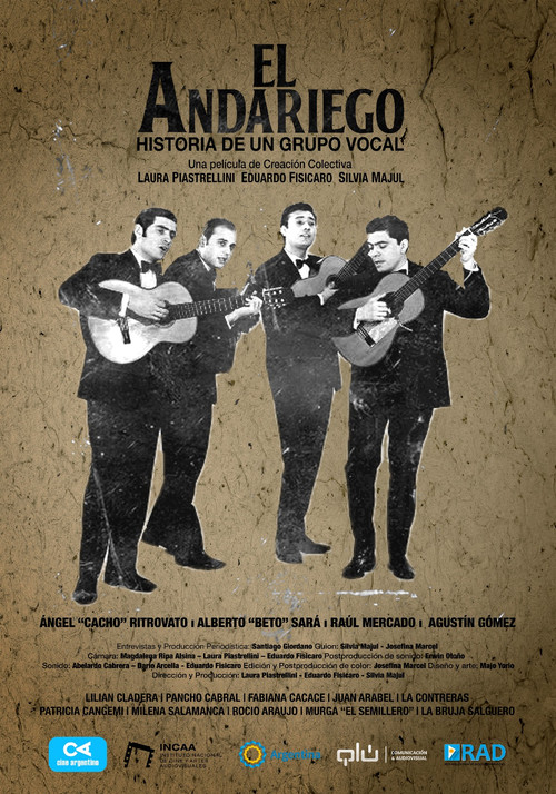 Movie poster for El Andariego, historia de un grupo vocal (2025)