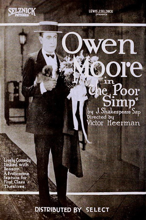 Movie poster for The Poor Simp (1920)