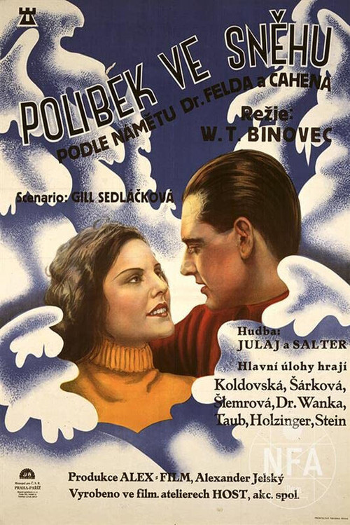 Movie poster for Polibek ve sněhu (1935)