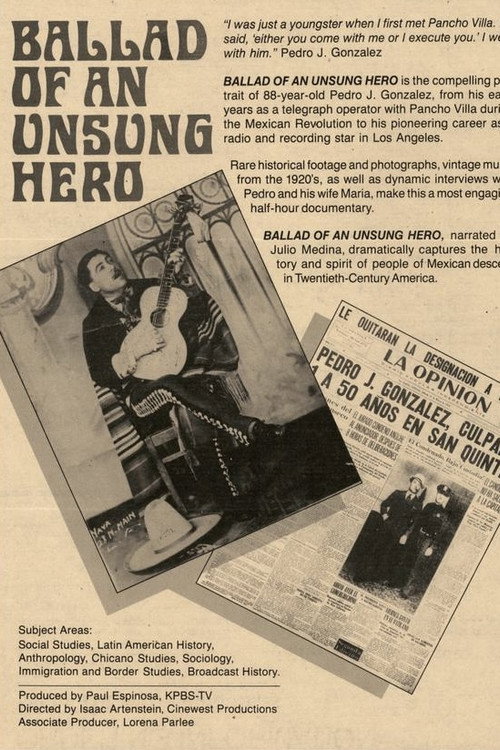 Movie poster for Ballad of an Unsung Hero (1983)