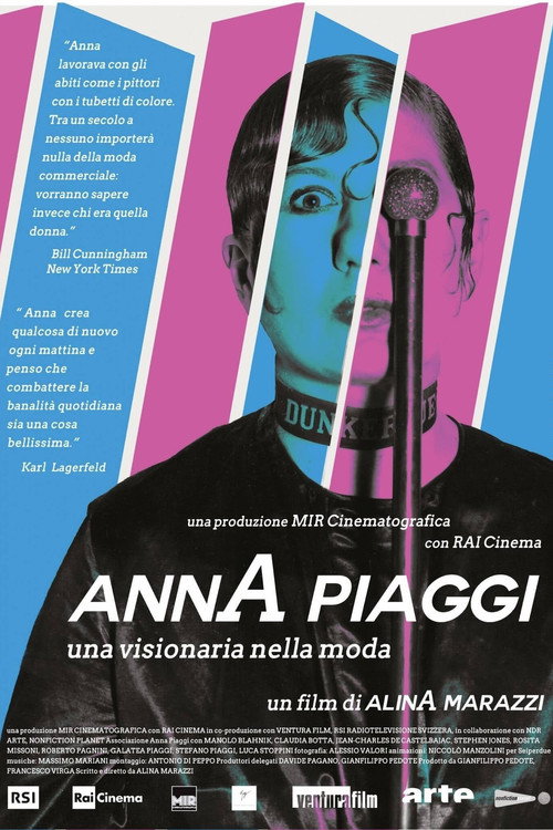 Movie poster for Anna Piaggi: Fashion Visionary (2016)
