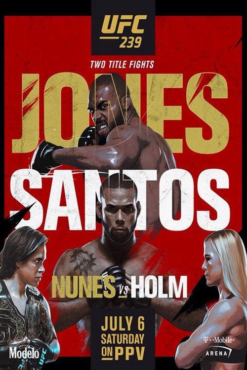 Movie poster for UFC 239: Jones vs. Santos (2019)