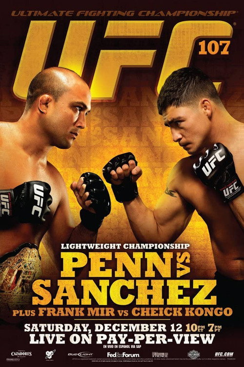 Movie poster for UFC 107: Penn vs. Sanchez (2009)