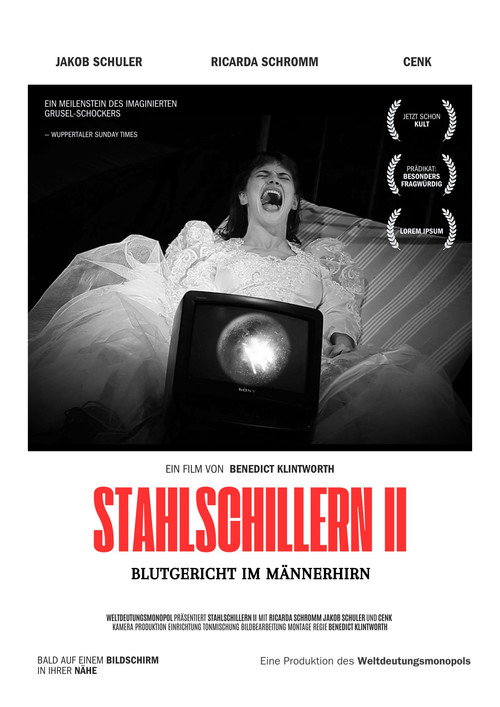 Movie poster for Stahlschillern II - Blutgericht im Männerhirn (2025)
