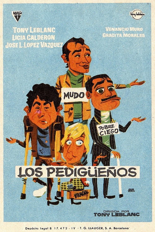 Movie poster for Los pedigüeños (1961)