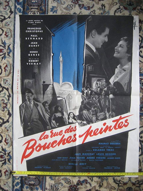 Movie poster for La Rue des bouches peintes (1955)