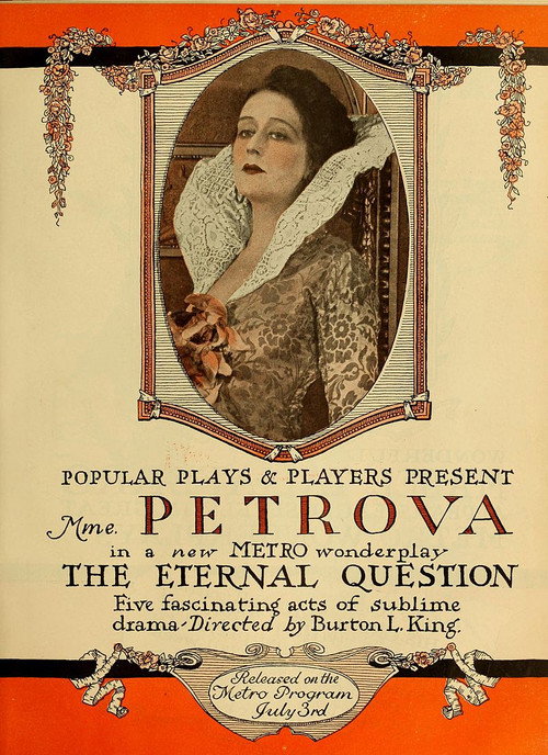 Movie poster for The Eternal Question (1916)