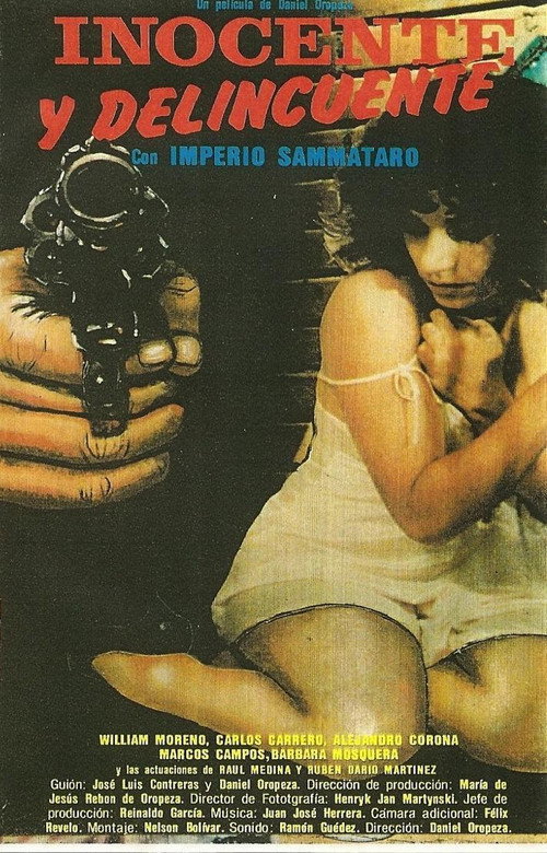Movie poster for Inocente... y delincuente (1987)