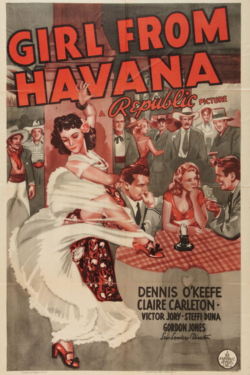 Movie poster for Girl from Havana (1940)