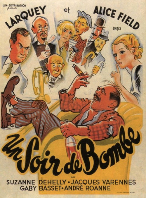 Movie poster for A Bombshell Night (1935)