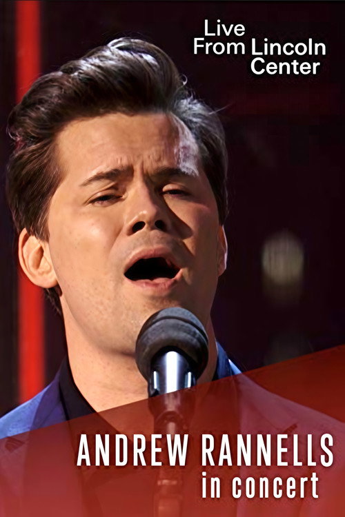Movie poster for Live from Lincoln Center: Andrew Rannells in Concert (2018)