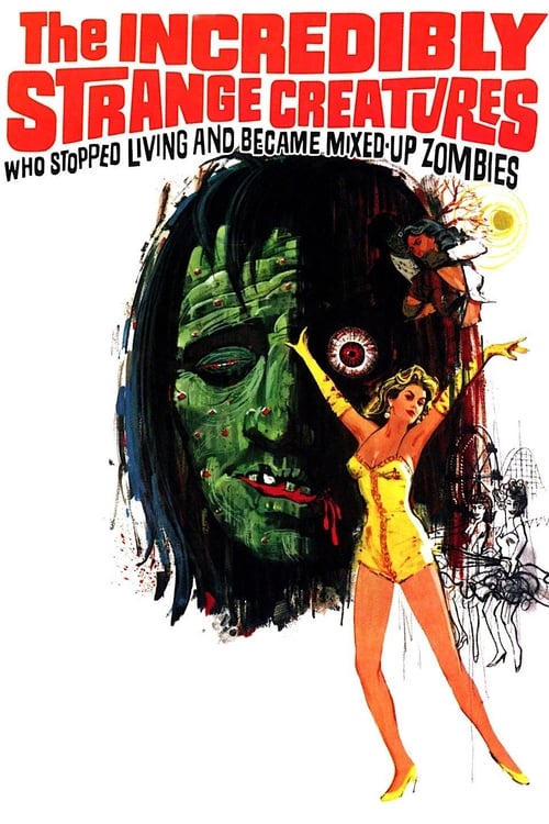 Movie poster for The Incredibly Strange Creatures Who Stopped Living and Became Mixed-Up Zombies!!? (1964)