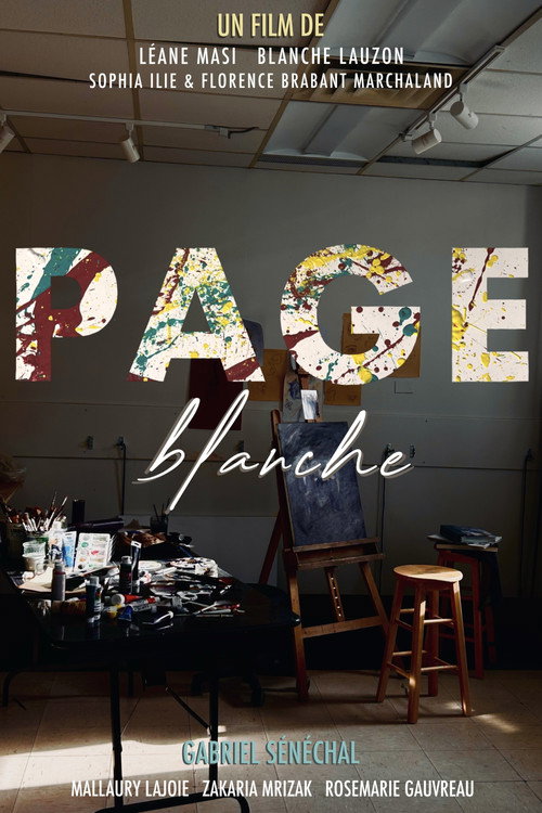 Movie poster for Page blanche (2026)