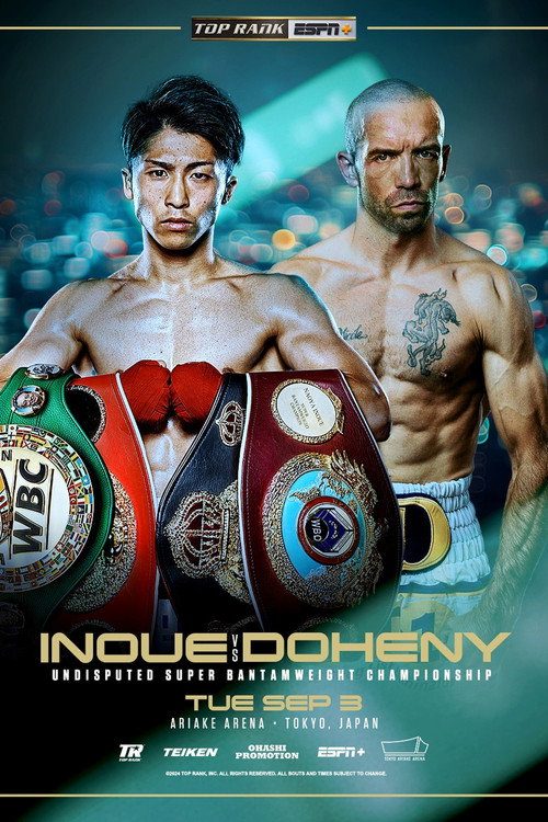 Movie poster for Naoya Inoue vs. TJ Doheny (2024)