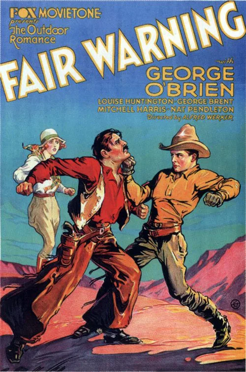 Movie poster for Fair Warning (1931)