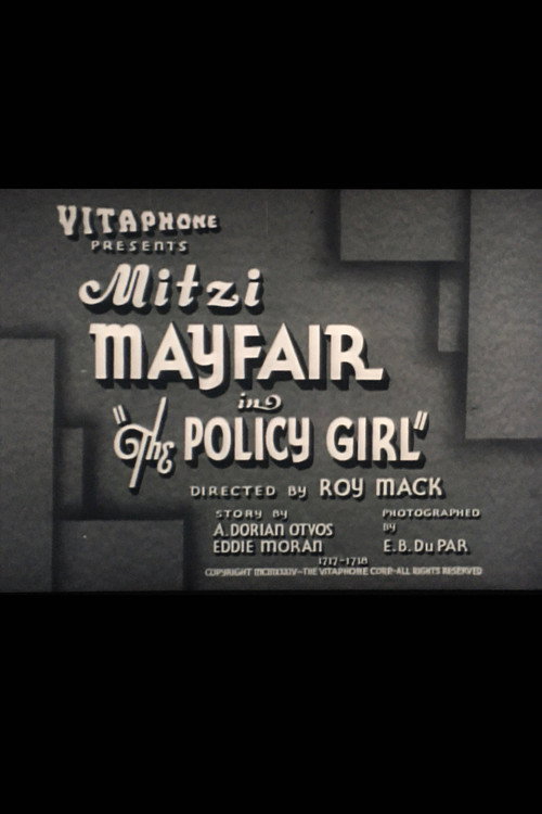 Movie poster for The Policy Girl (1934)