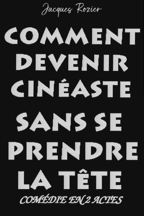 Movie poster for Comment devenir cinéaste sans se prendre la tête (1995)