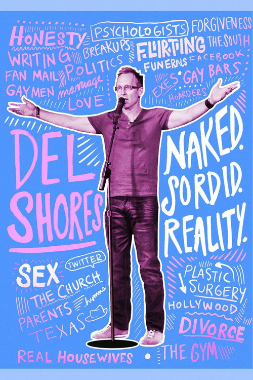 Movie poster for Del Shores: Naked. Sordid. Reality. (2014)