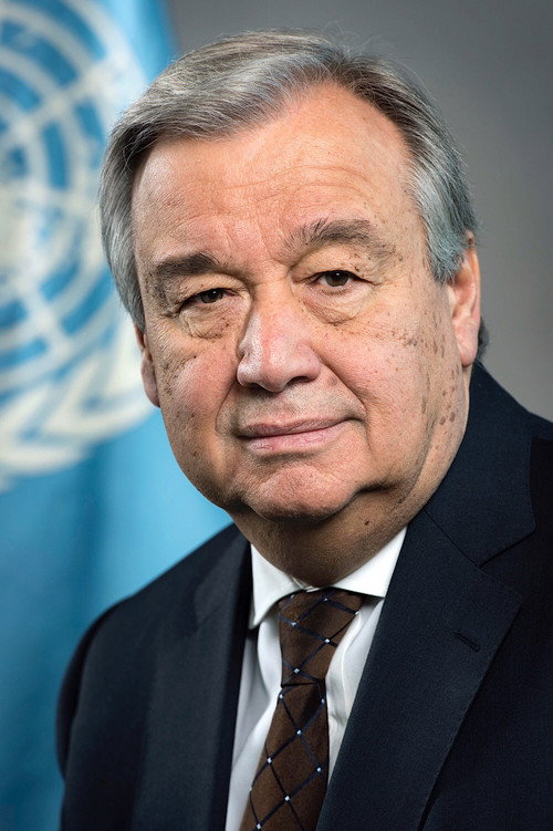 Photo of António Guterres, Acting