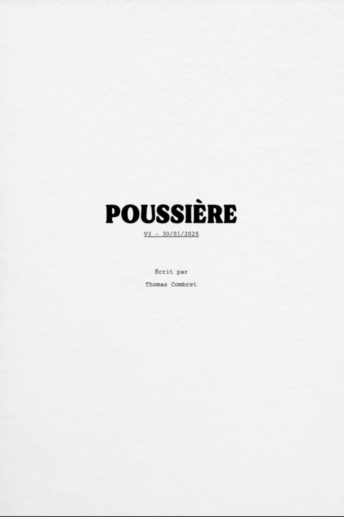 Movie poster for Poussière