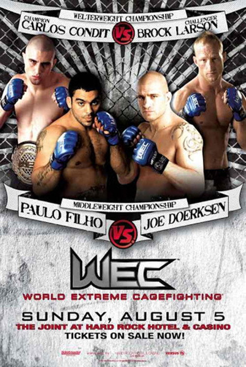 Movie poster for WEC 29: Condit vs. Larson (2007)