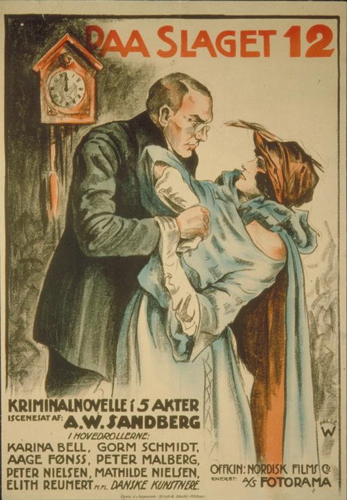 Movie poster for On the Stroke of Midnight (1923)