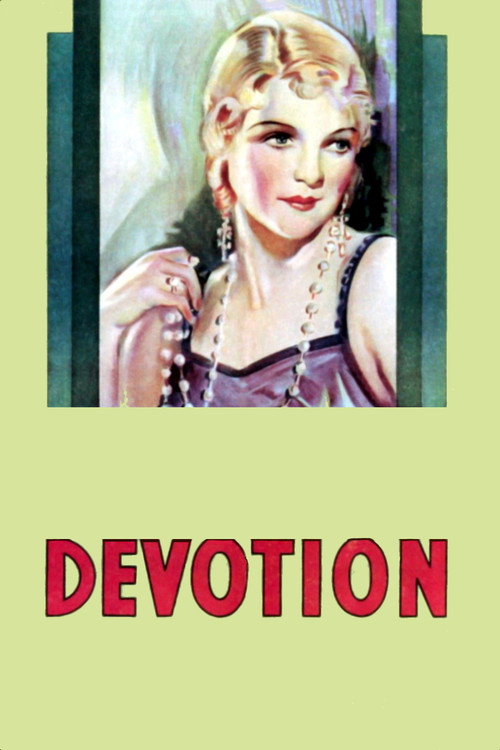 Movie poster for Devotion (1931)