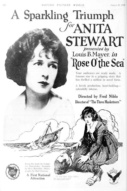 Movie poster for Rose o' the Sea (1922)