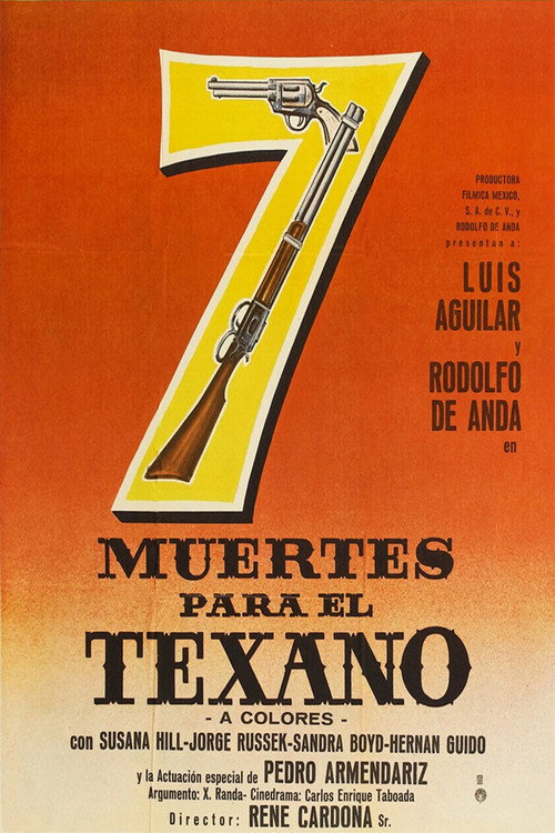 Movie poster for Siete muertes para el texano (1971)