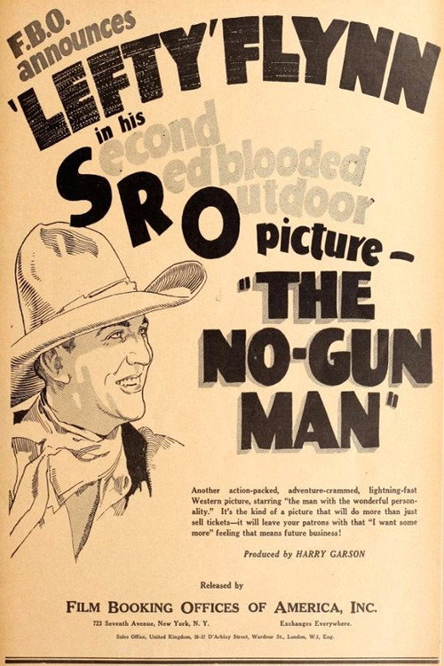 Movie poster for The No-Gun Man (1924)