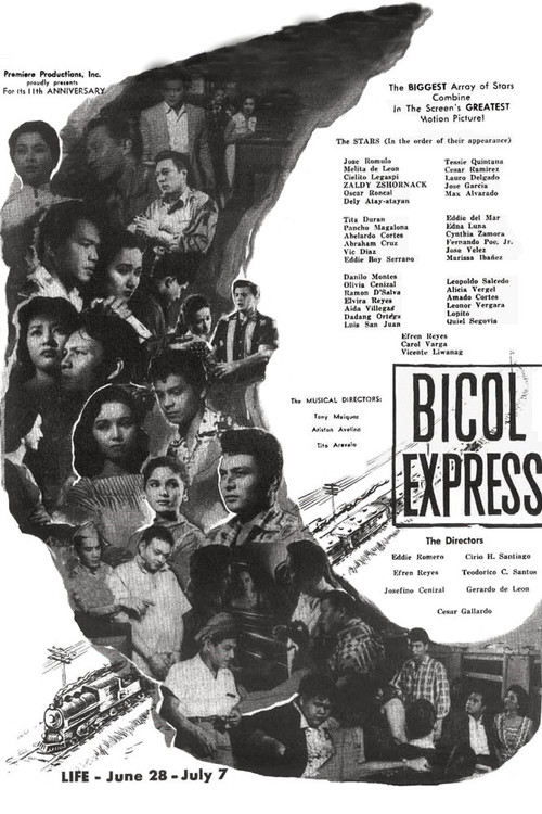 Movie poster for Bicol Express (1957)