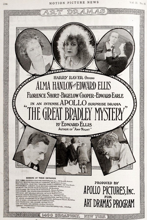 Movie poster for The Great Bradley Mystery (1917)
