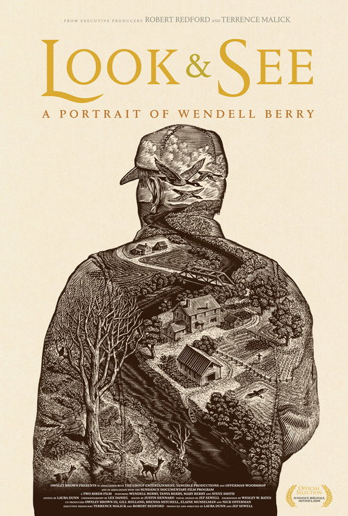 Movie poster for Look & See: A Portrait of Wendell Berry (2016)