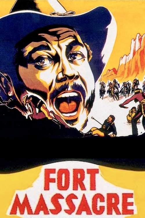 Movie poster for Fort Massacre (1958)