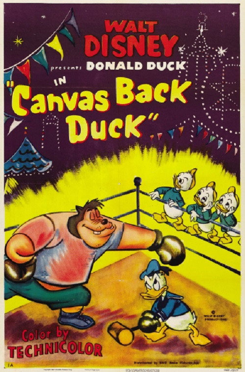 Movie poster for Canvas Back Duck (1953)