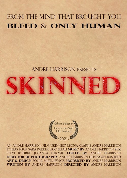 Movie poster for Skinned (2021)
