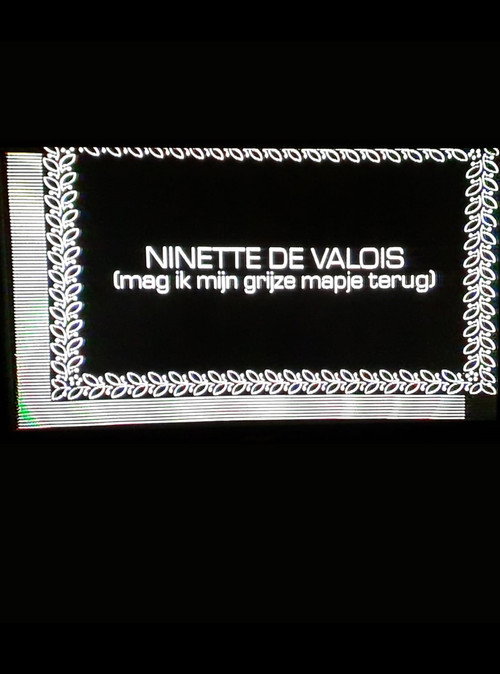 Movie poster for Ninette de Valois (Mag ik mijn grijze mapje terug) (1977)