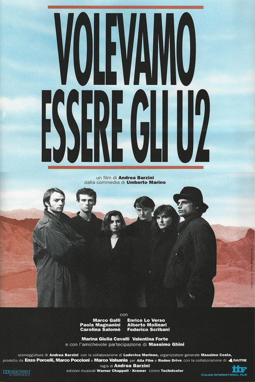 Movie poster for Volevamo essere gli U2 (1992)