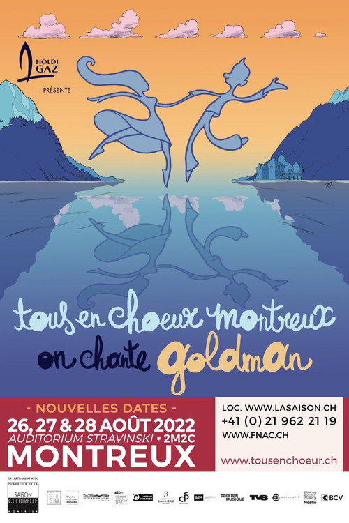 Movie poster for Tous en Chœur Montreux : On chante Goldman (2022)
